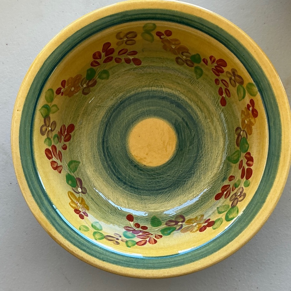 Terre Provence Hand-Painted 6.5” Soup/Cereal Bowl